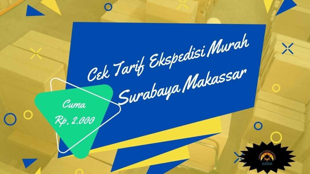 ekspedisi murah surabaya makassar