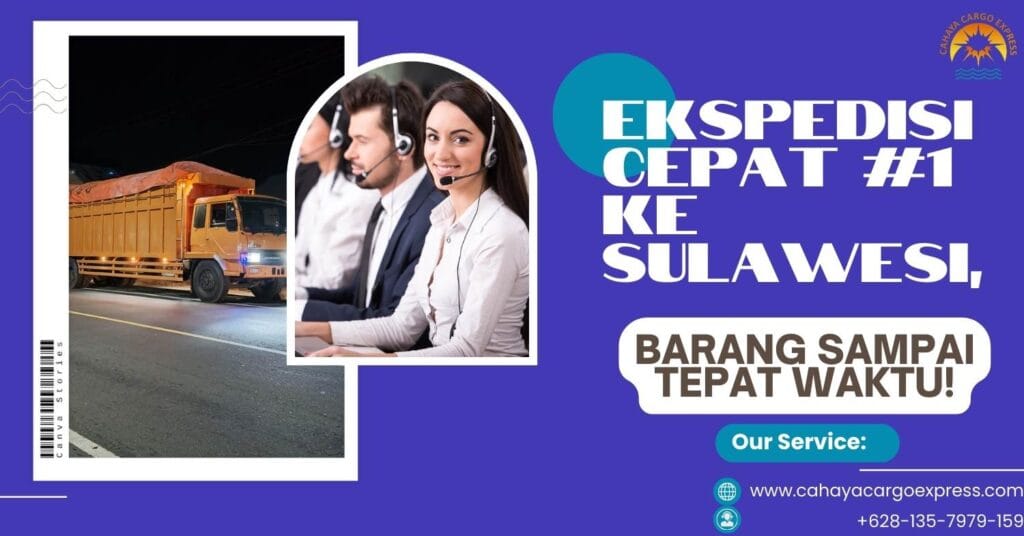 ekspedisi cepat #1 ke Sulawesi