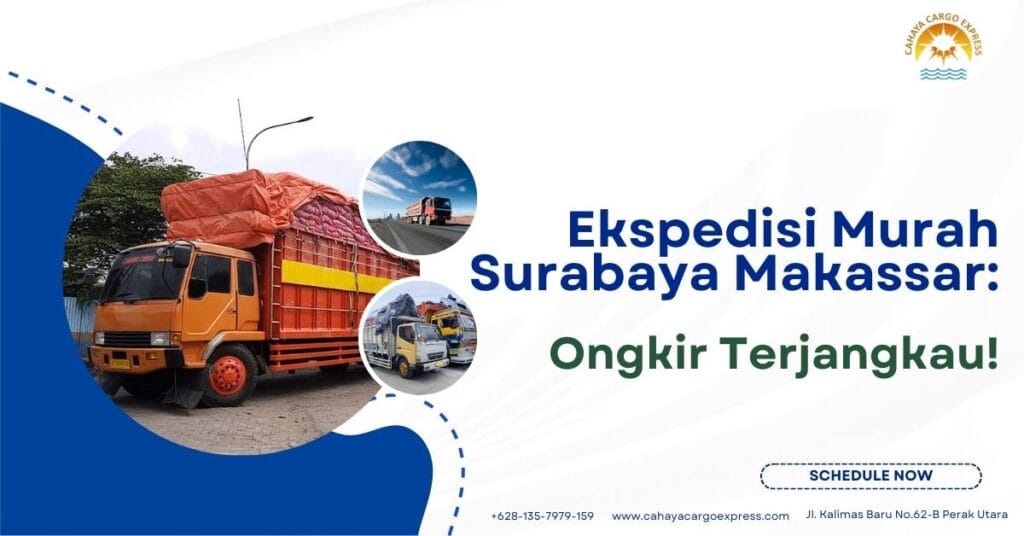 ekspedisi murah surabaya makassar