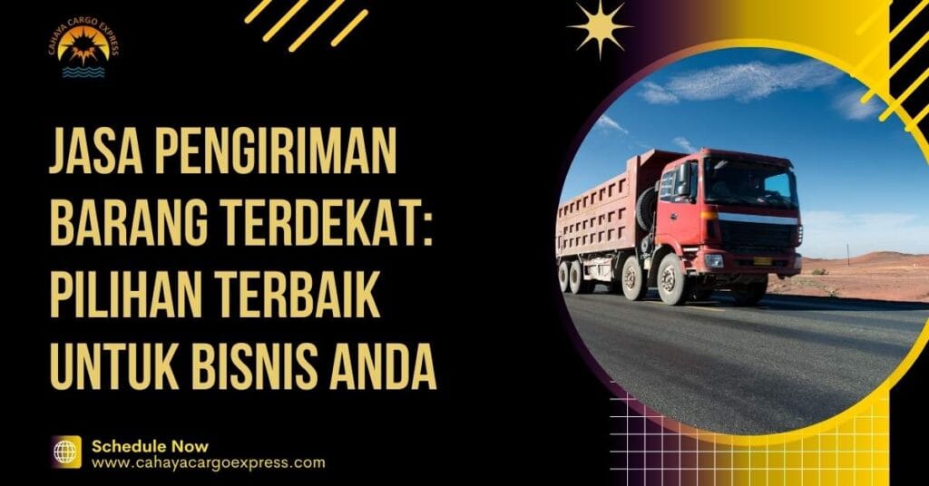 jasa pengiriman barang terdekat