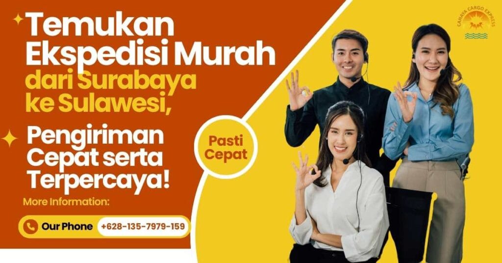 cari ekspedisi surabaya sulawesi murah