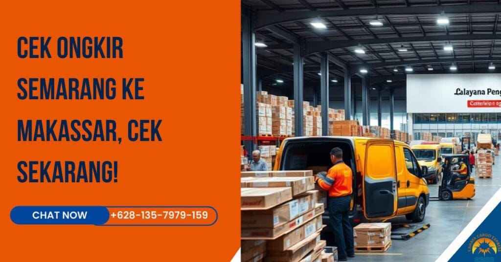 Cek Ongkir Barang Semarang Makassar