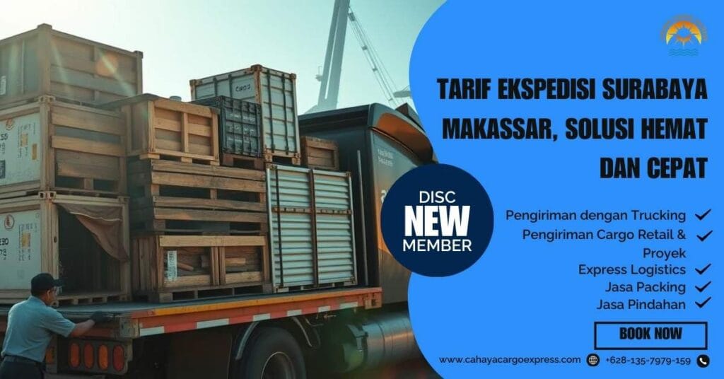 tarif ekspedisi surabaya makassar terbaik